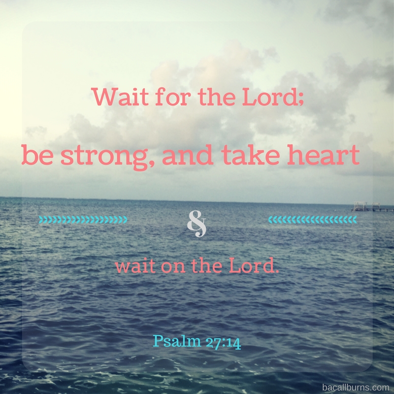 Waiting, Just Wait